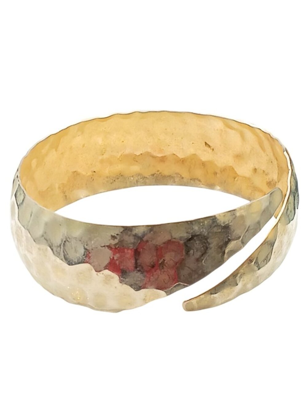 Park Lane Hammered Wraparound Cuff Bracelet Gold Tone Egyptian Style Textured Me